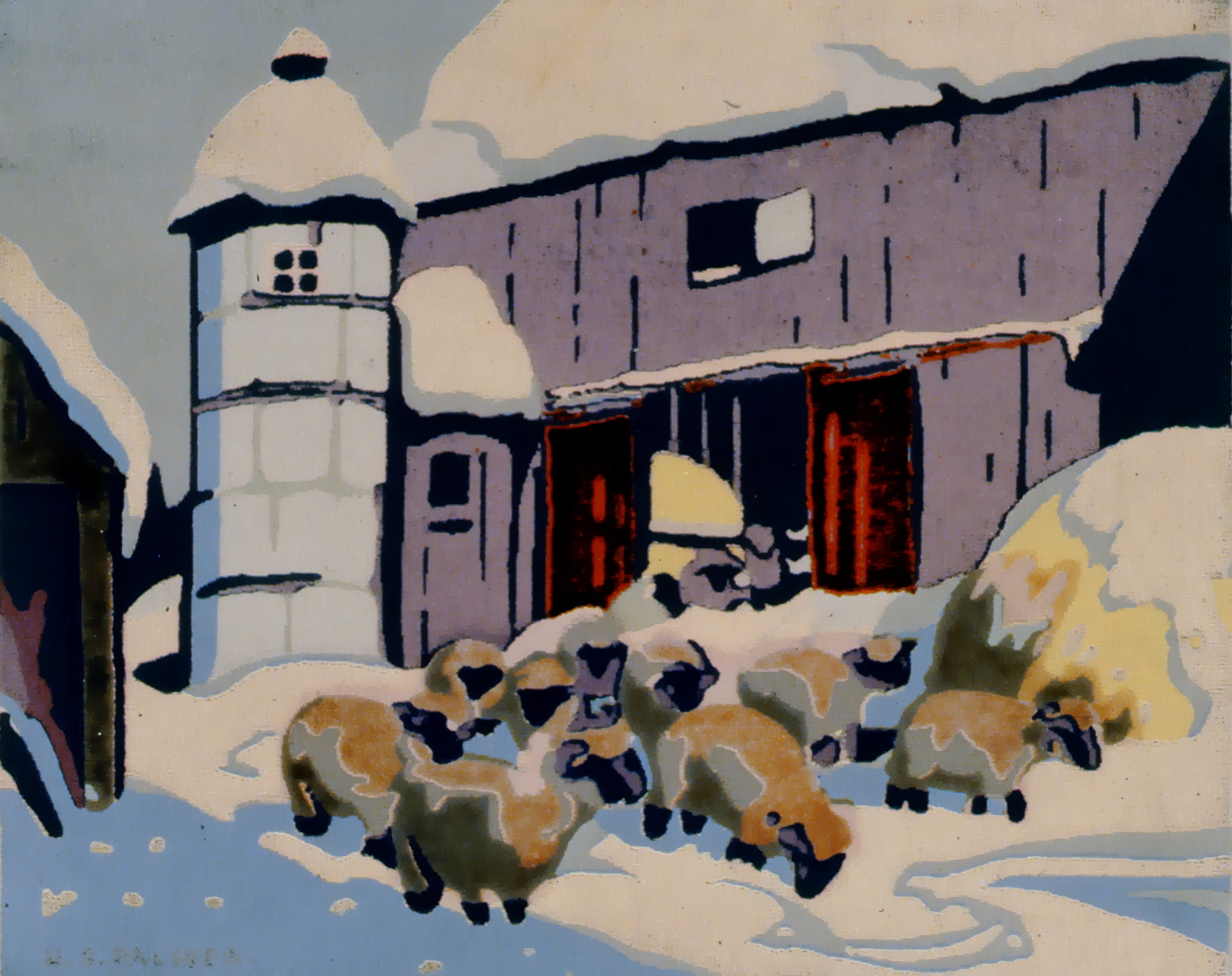 Herbert S. Palmer, serigraph, 1984.01.29