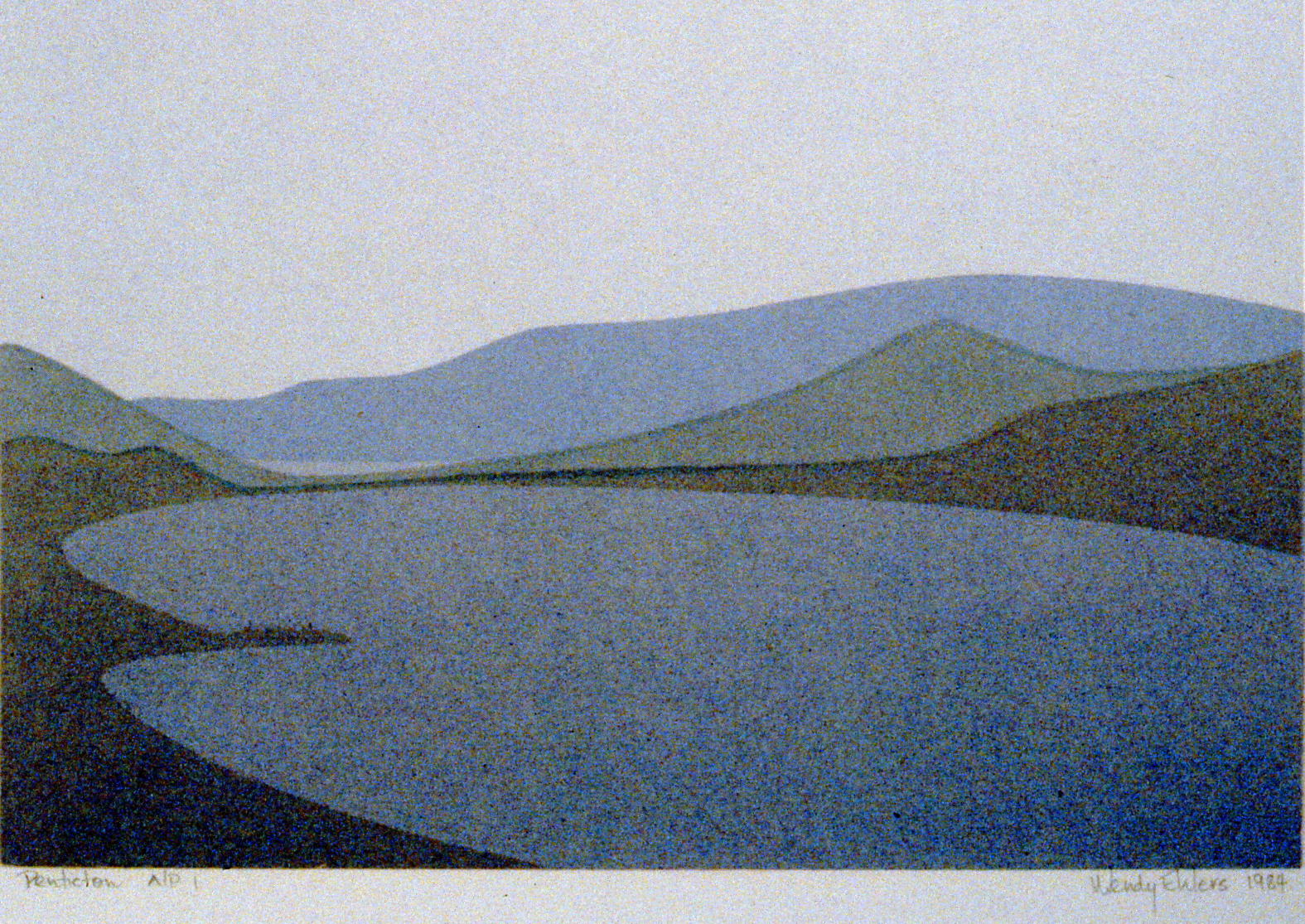 Penticton, 1984, Wendy Ehlers, serigraph, 1984.02.03