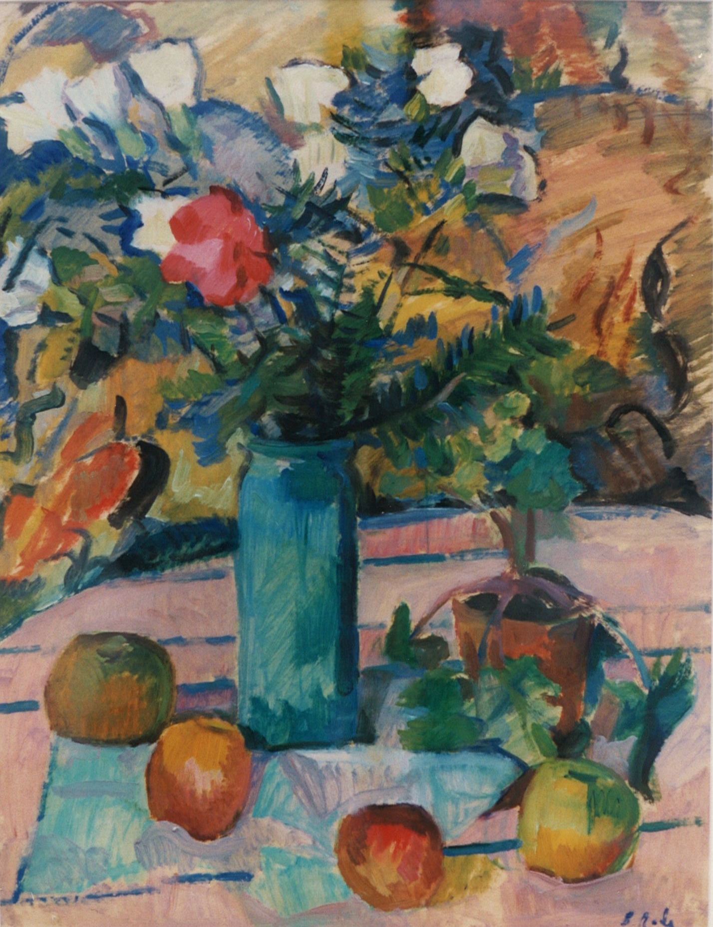 Still Life , Barbara (Zouzouline) Rodé, oil on canvas, 1983.03.01