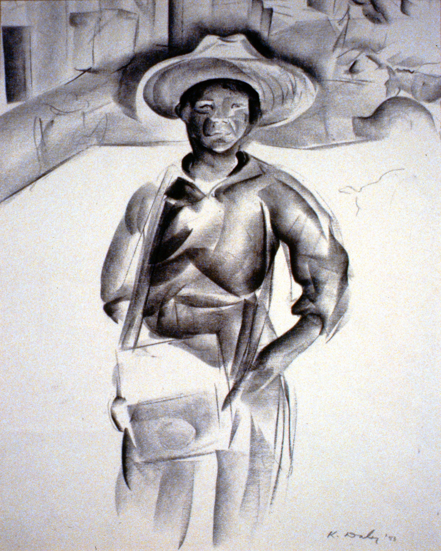 Young Street Vendor, Mexico, 1953