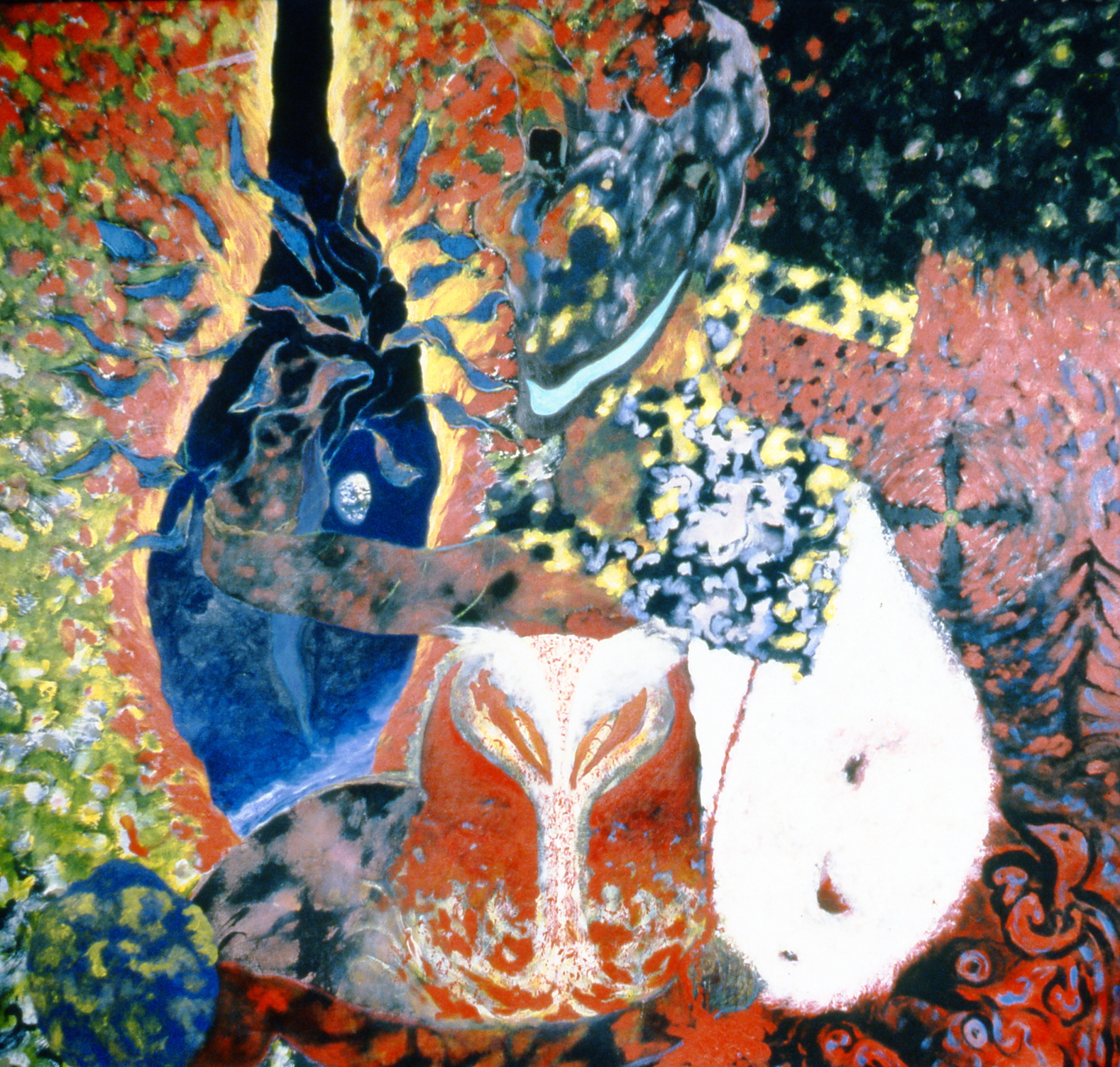 Untitled (March 1986), 1986, Rients Van Goudoever, acrylic on canvas, 69" x 71", 1999.01.01, gift of the artist