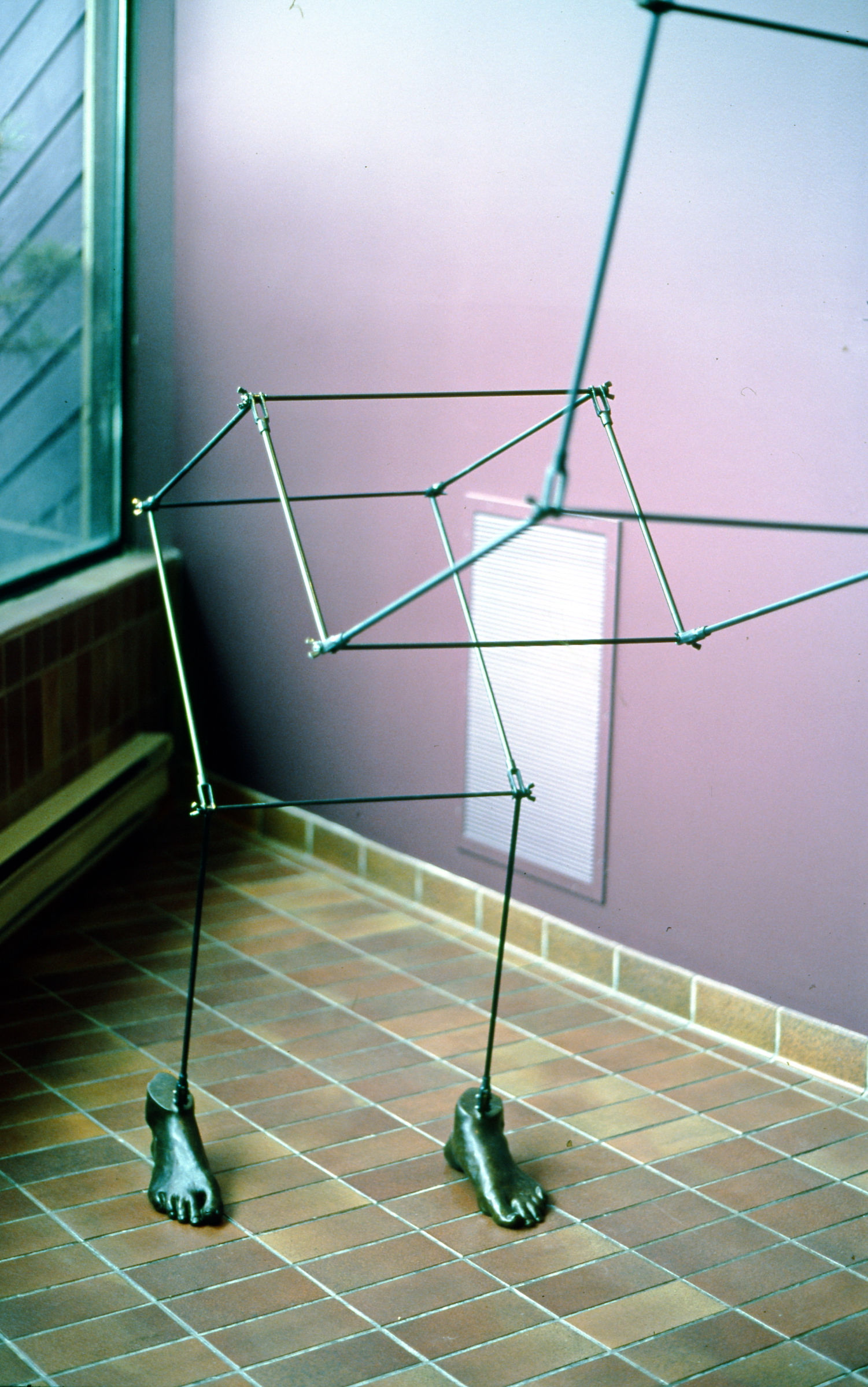 Unfolding, 2001, Kip Jones, steel and bronze, 7' x 3' x 6", 2002.04.01, gift of the artist