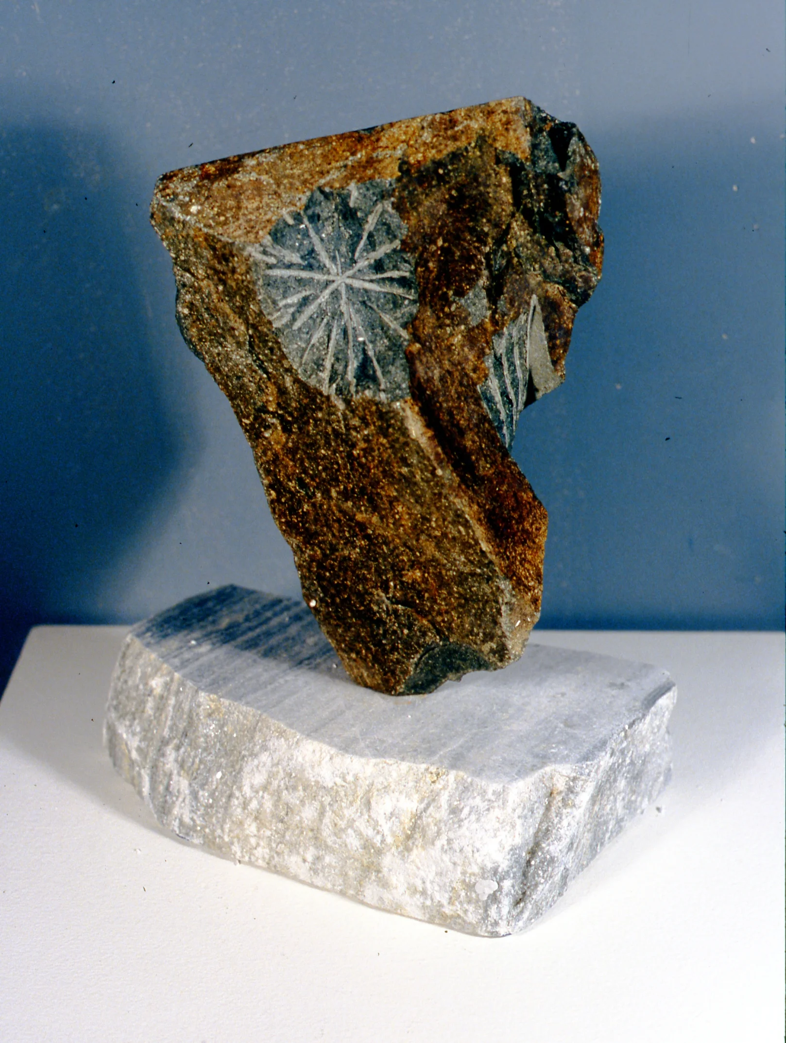 Uncarved Bock: Okanagan (view 2), 2002, Jon Barlow Hudson, rock sculpture, 35 cm tall, 2002.06.01, gift of the artist