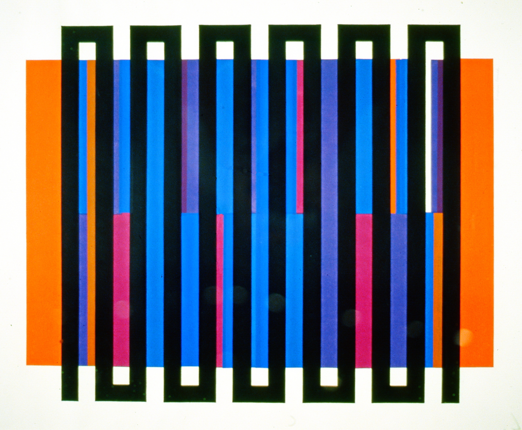 Untitled, c. 1967, Gordon Smith, serigraph, no edition number, 20 1/2" x 16", 2003.06.06, gift of Mrs. Rosita Tovell