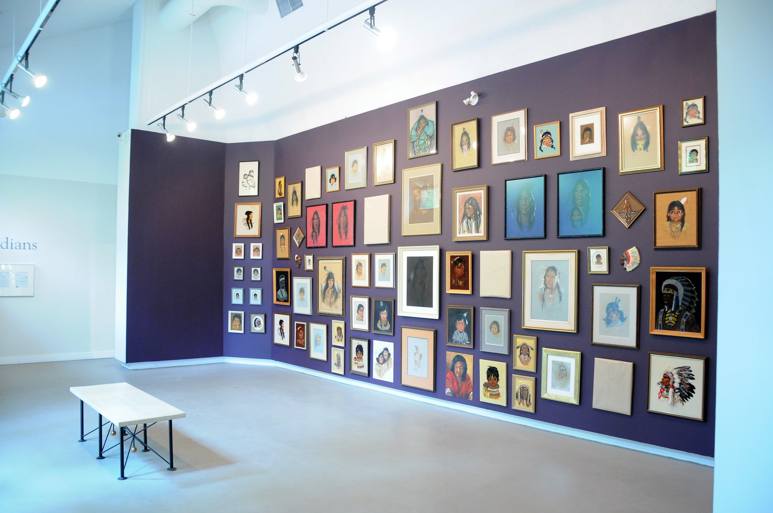 Installation view of the exhibit