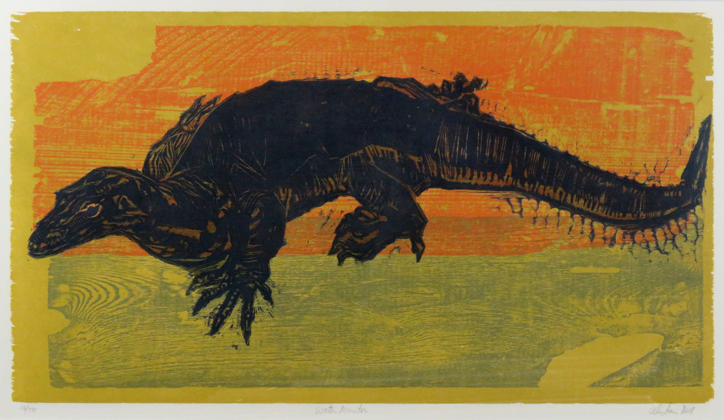 Water Monitor woodcut.jpg