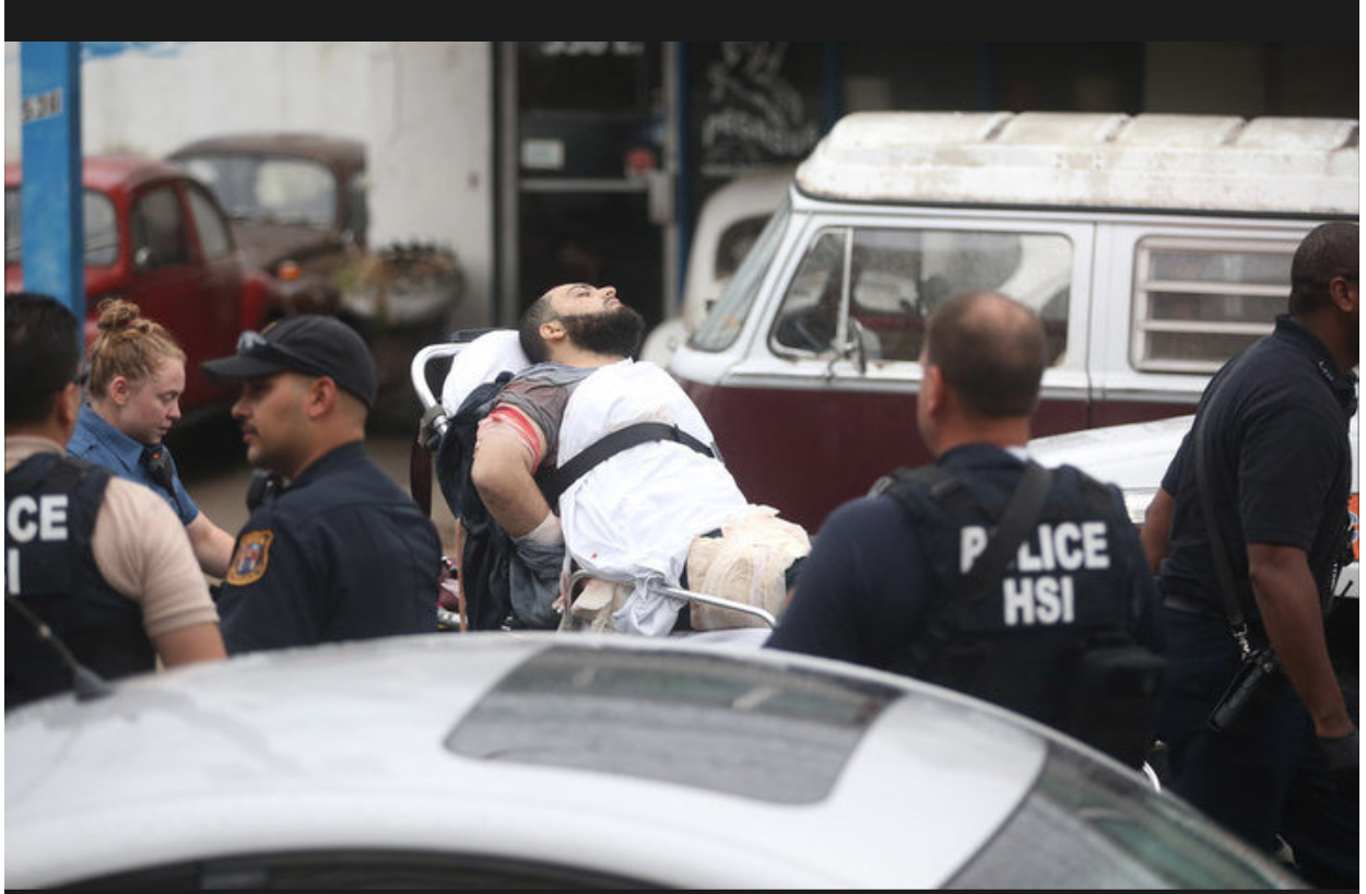 The man wanted in the weekend explosions in New York and New Jersey has been taken into custody in Linden after a shootout with police that left two officers wounded. 9/19/16 (Ed Murray | NJ Advance Media for NJ.com)