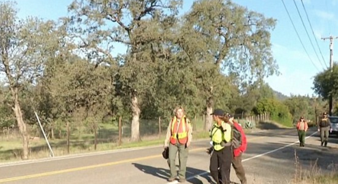 Sherri was found chained on the side of the road near Sacramento on Thanksgiving morning (above), 140 miles away from her home.