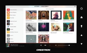 Sonos running a Crestron touchpanel 