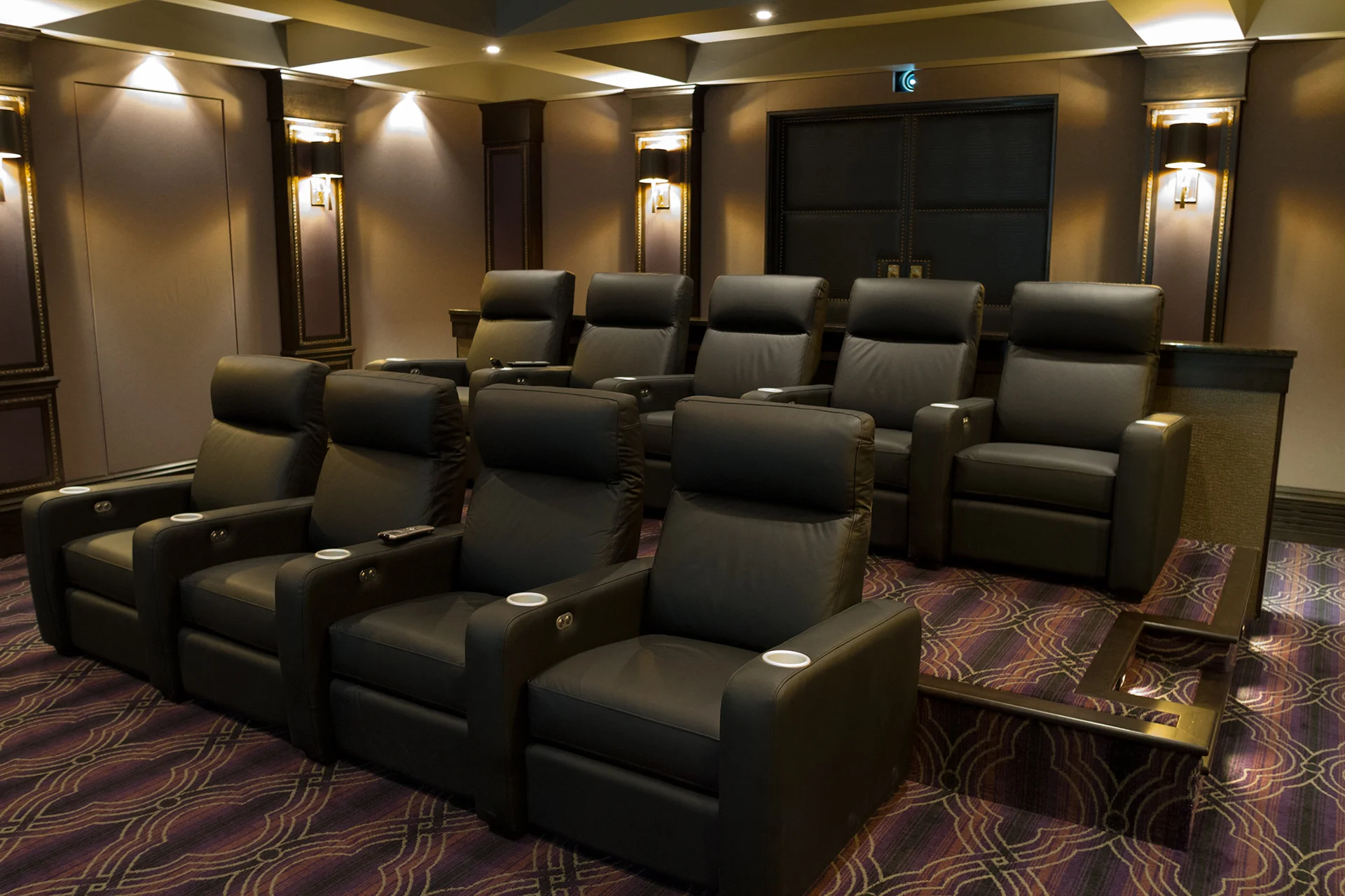 Comfortable Home Theater Seating