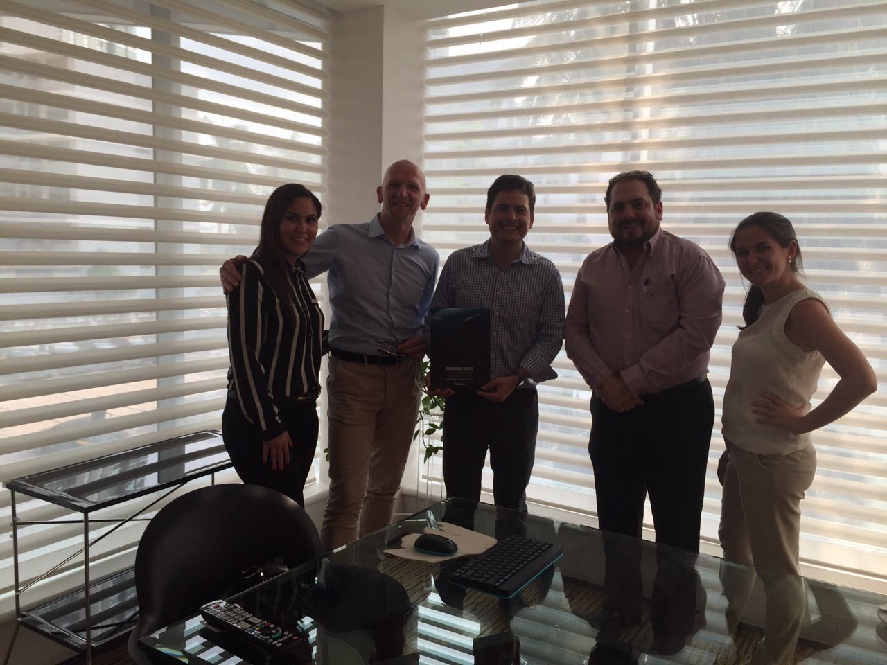 The HD Panama team after a meeting with one of Panama's leading architecture and design firm FORZACREATIVA . 