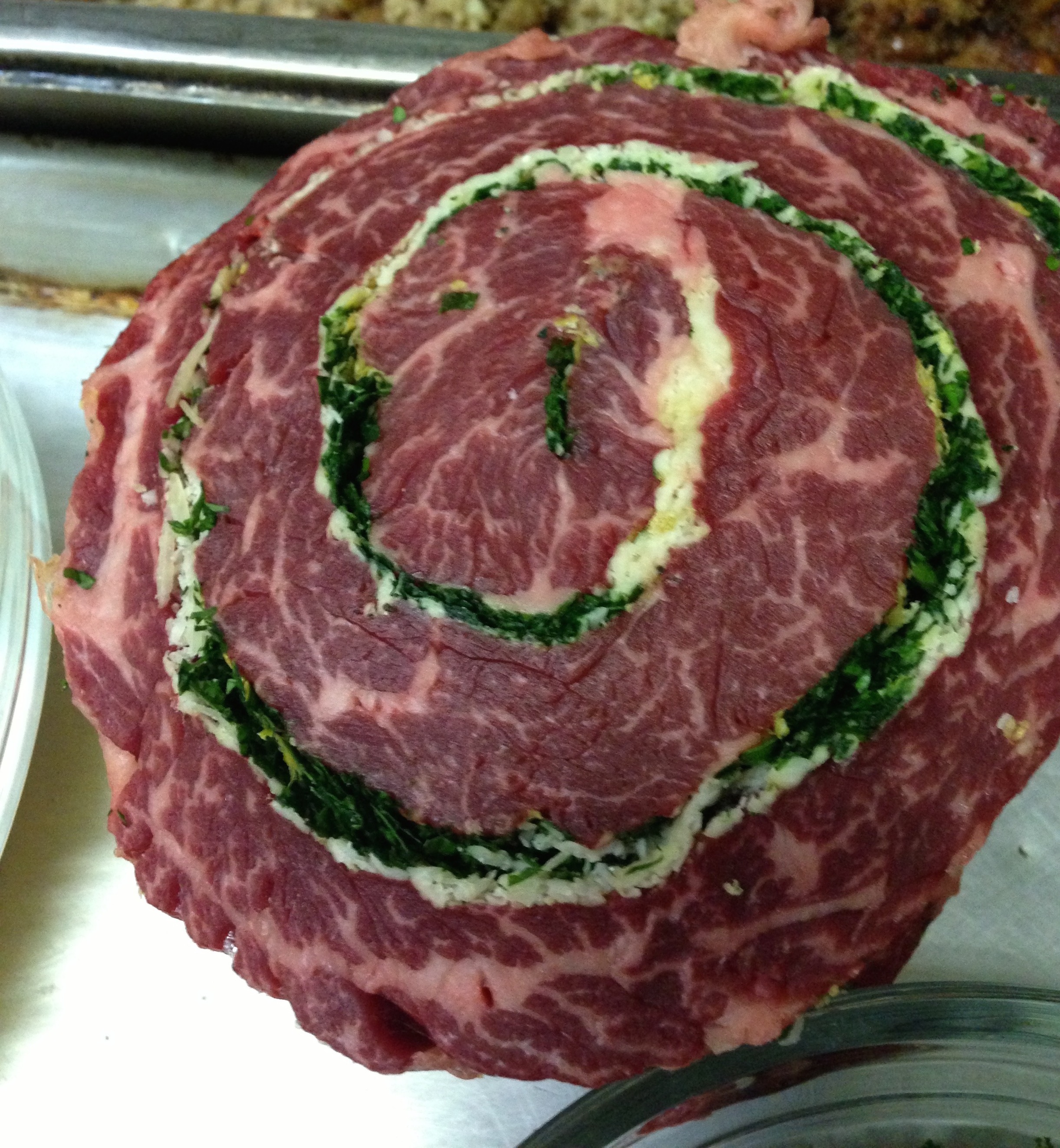 Skirt Steak Pinwheel