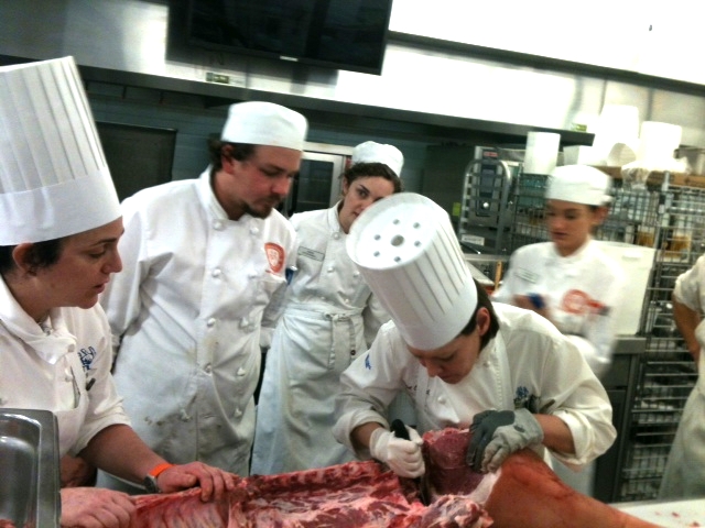 Teaching butchery skills