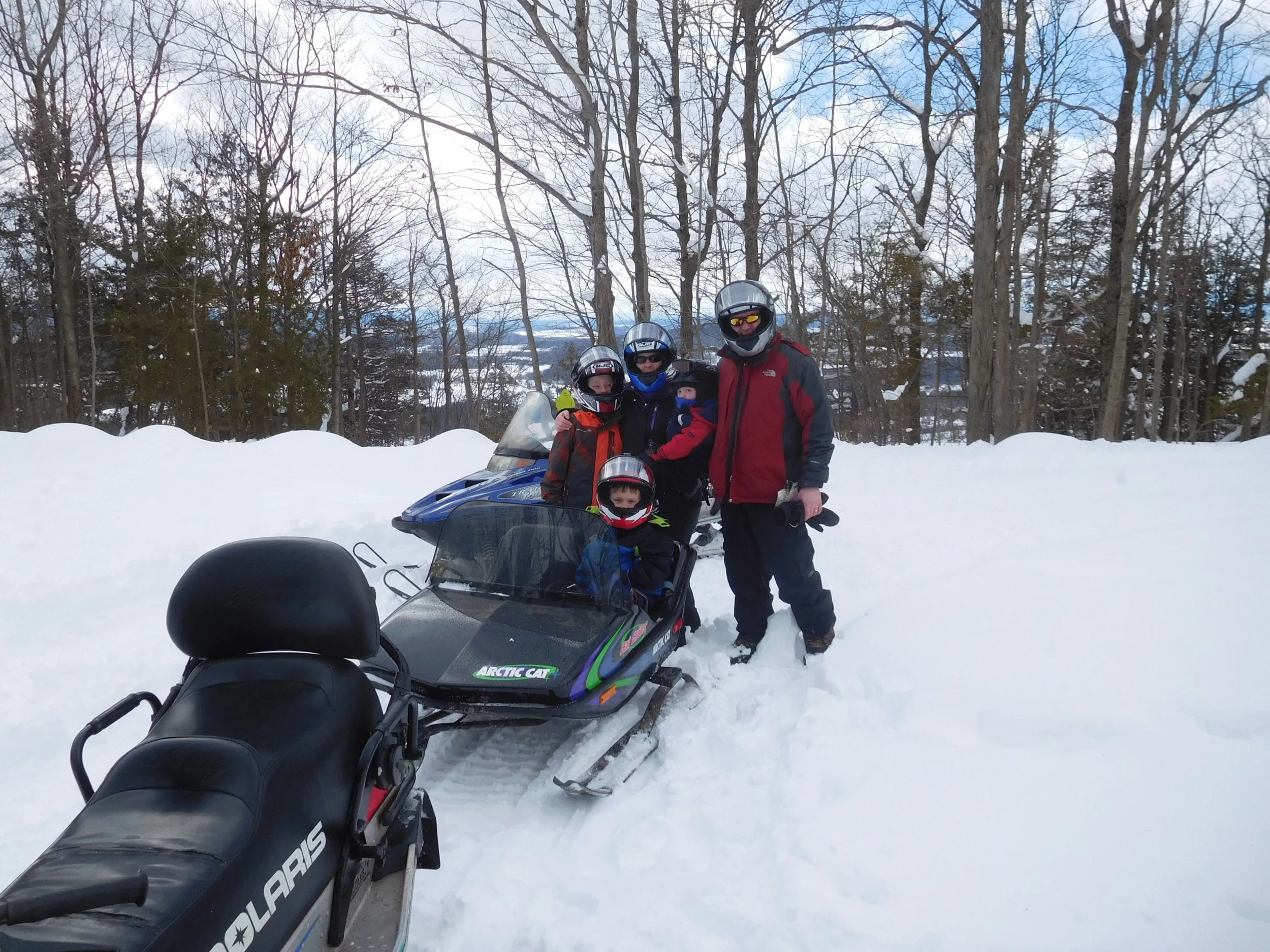 Snow machines get the family out into nature