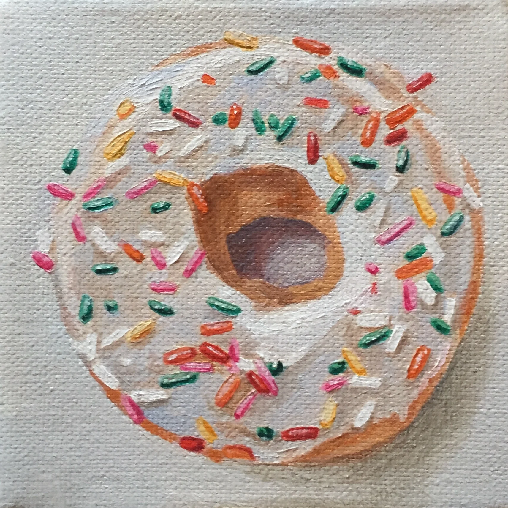 Vanilla Frosted with Sprinkles