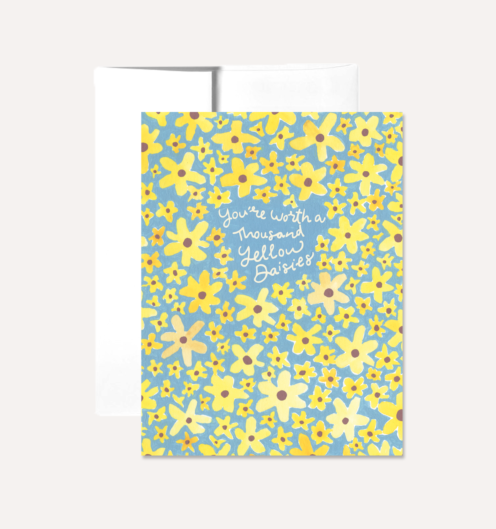 A Thousand Yellow Daisies Greeting Card