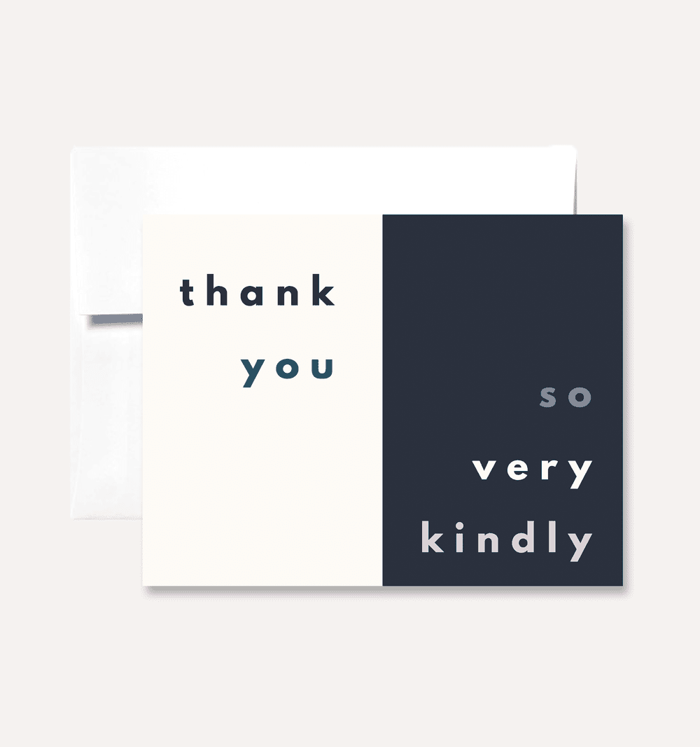 Graphic Design Thank You Cards