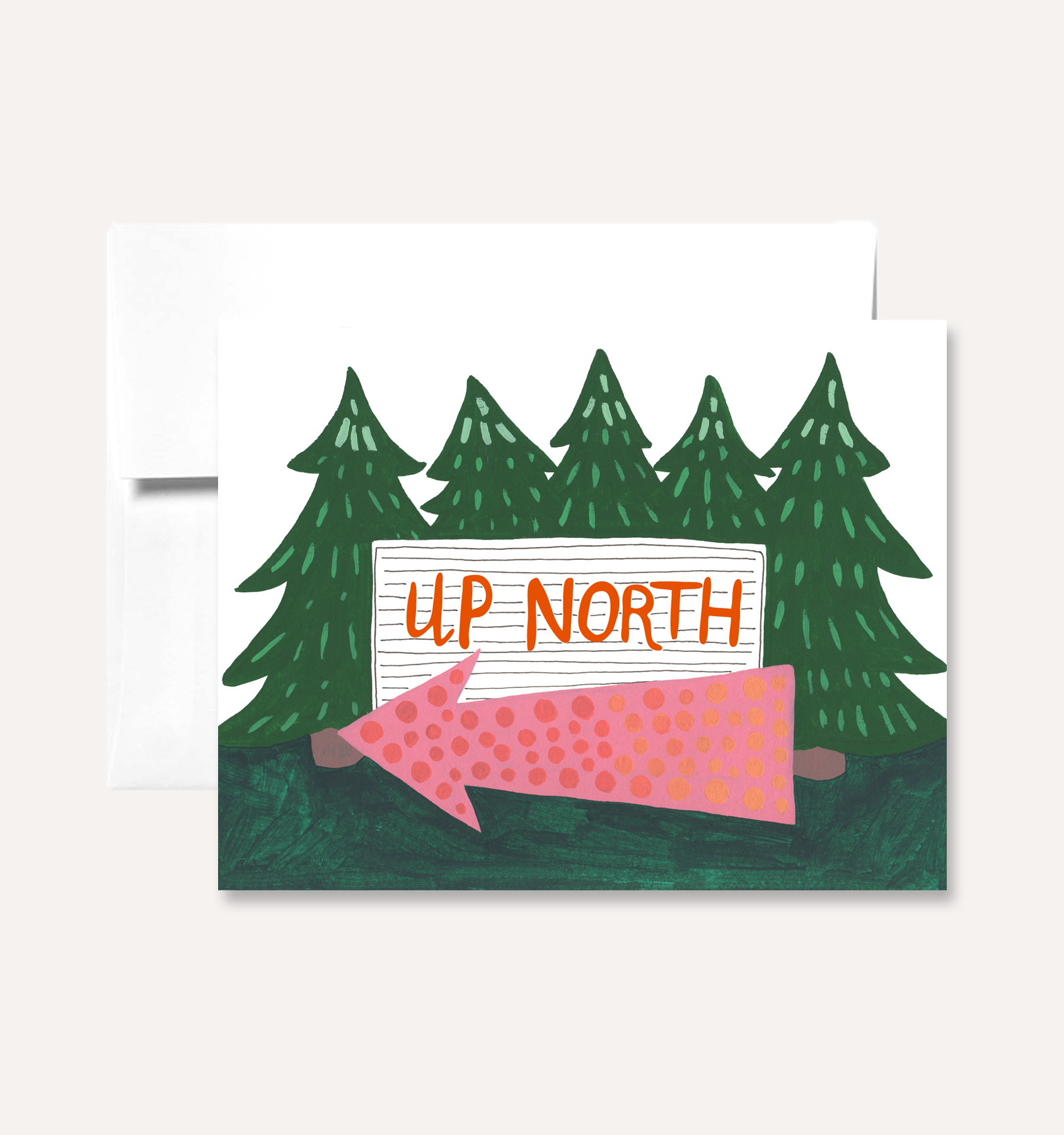 Up North Greeting Card
