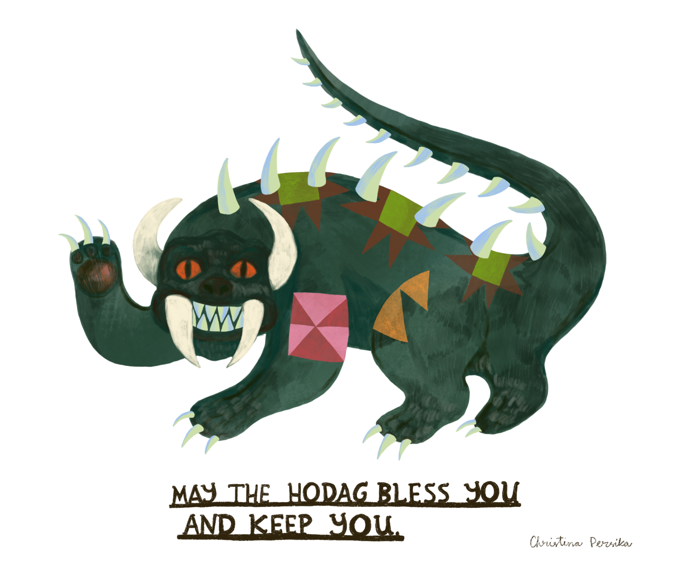 Hodag Art Print Christina Persika.png