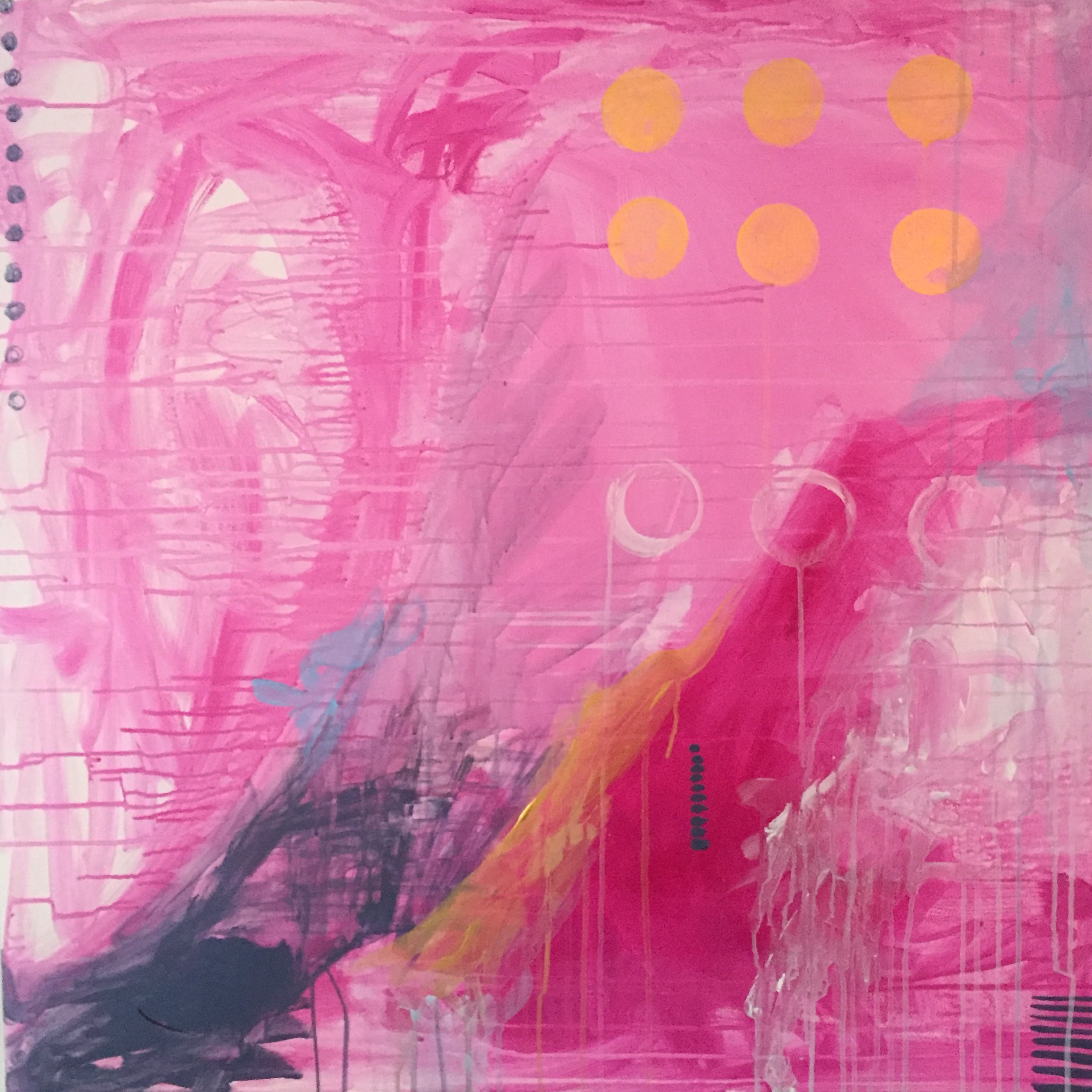 36x36 inches. Available