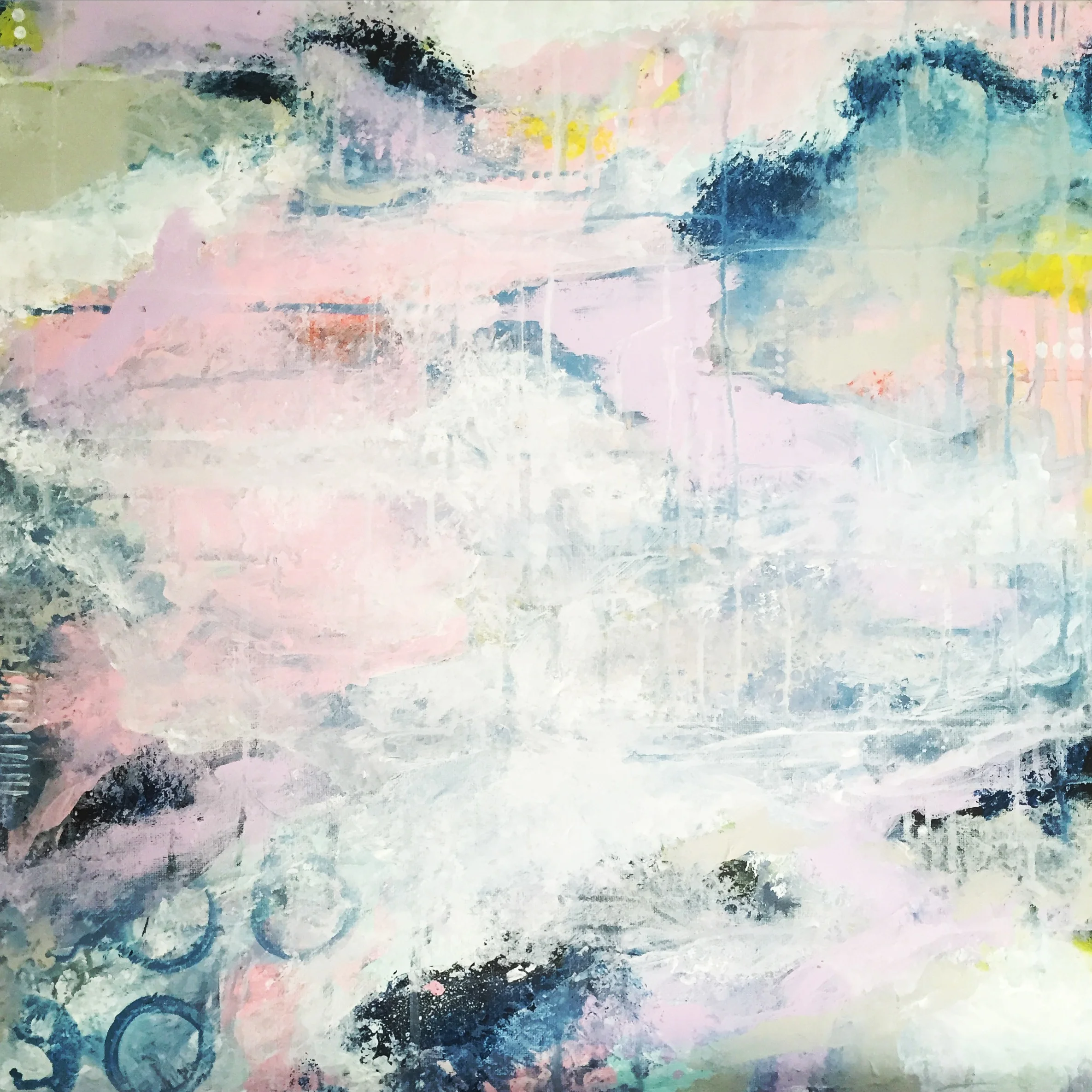 20x20 inches. Available.