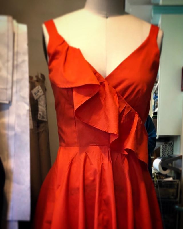 Second dress for West Side Story done today.
#meganselbysews #westsidestory #santabarbarahighschool