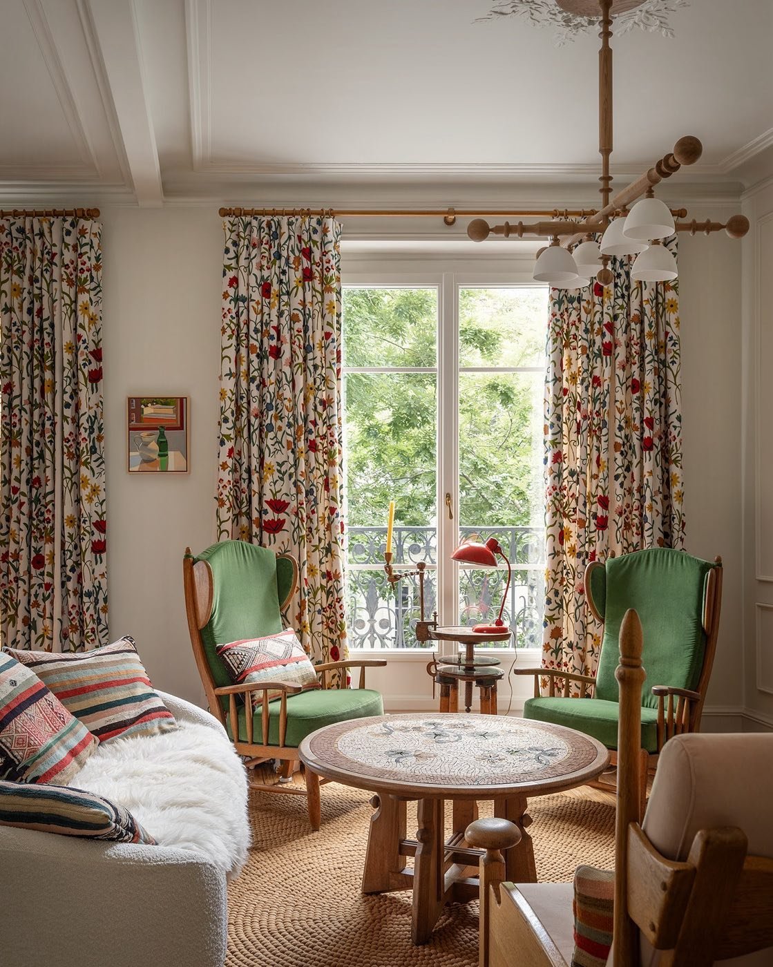 My little Paris apartment in the 14th is out in @archdigest today.  The apartment is a reflection of the neighborhood itself, friendly, green, full of community gardens, farmers markets, art studios, and not a tourist anywhere in sight.  Friendly, ki