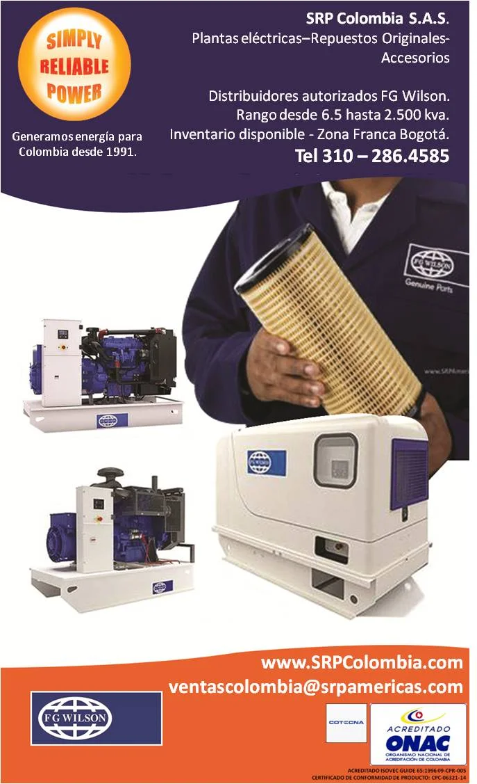 Plantas Electricas y Repuestos Originales FG Wilson