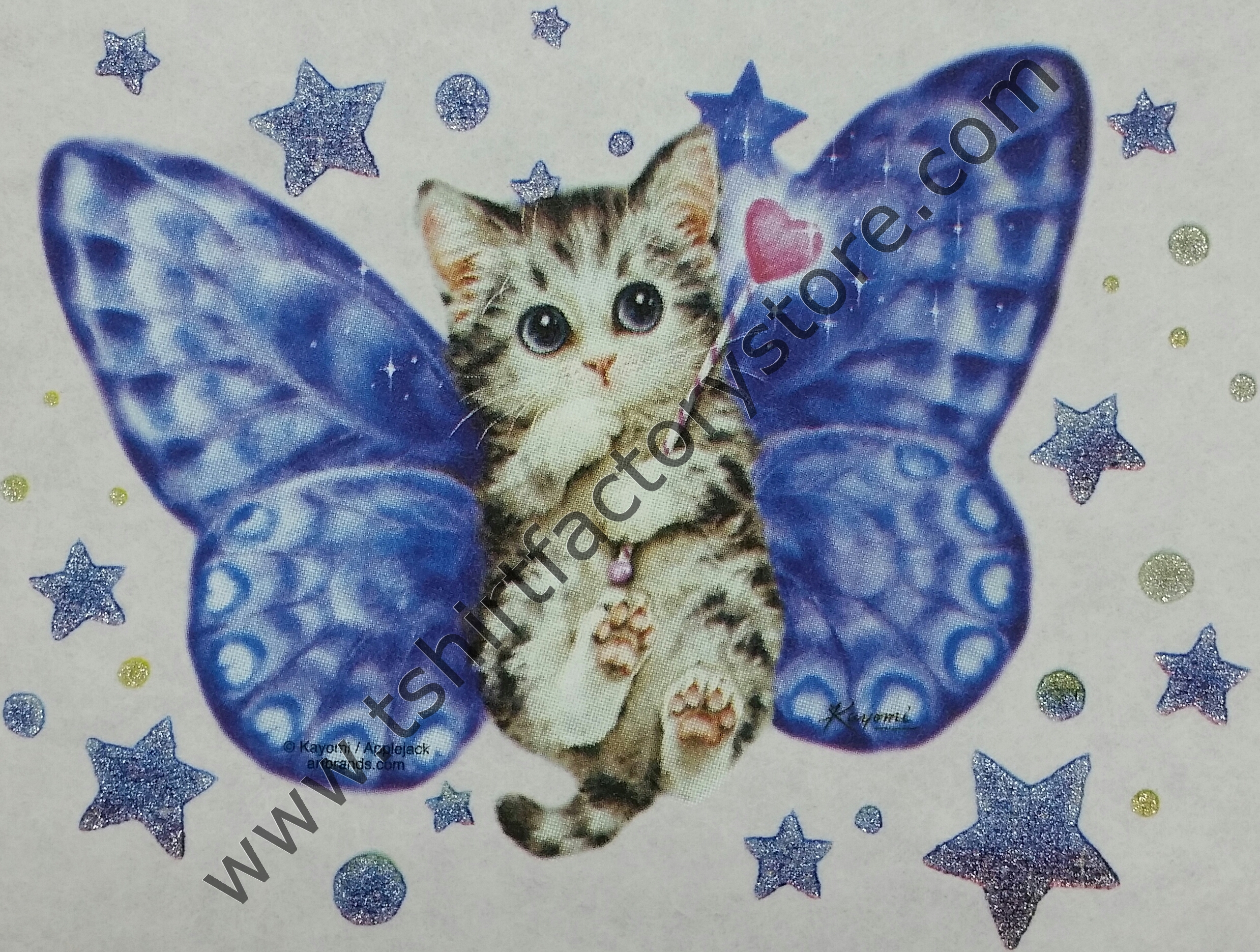 cat with butterfly wings