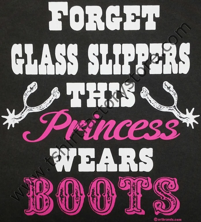Cartello In Metallo Vintage 20x30 Cm – Gardening Forget The Glass Slippers This Princess Wears Boots – Decorazione Per Casa, Bar, Garage