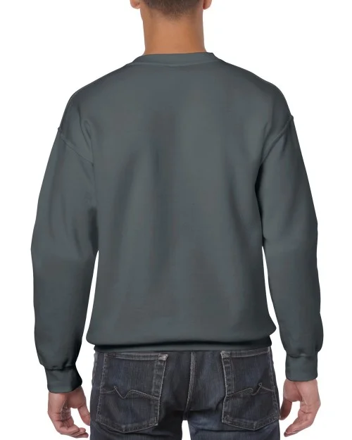 charcoal grey crew neck sweatshirt