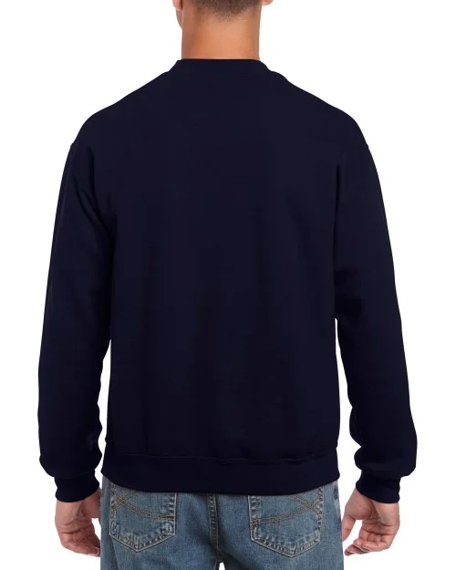 navy blue crew neck sweatshirt