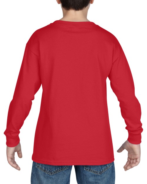 gildan long sleeve red shirt