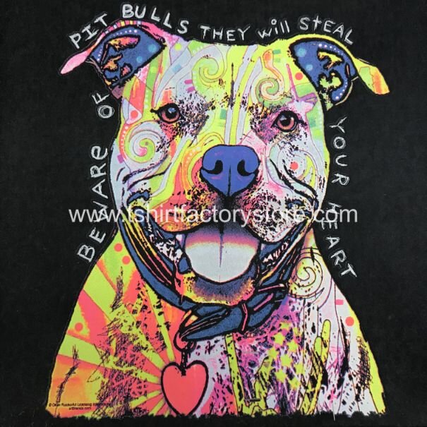 I will be strong Spicy Misery Pitbull T-Shirt Design Beware Dog Steal Multicolor Neon — T-Shirt Factory:  Shop Printed T-Shirts, Sweatshirts and Hoodies