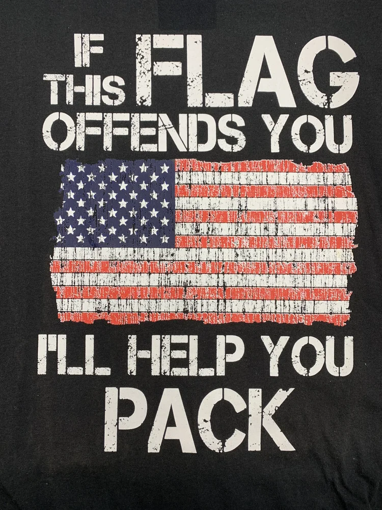 If This Flag Offends You I'll Help You Pack T-shirt Hoodie — T-Shirt Factory: Shop Printed T-Shirts, Sweatshirts and Hoodies