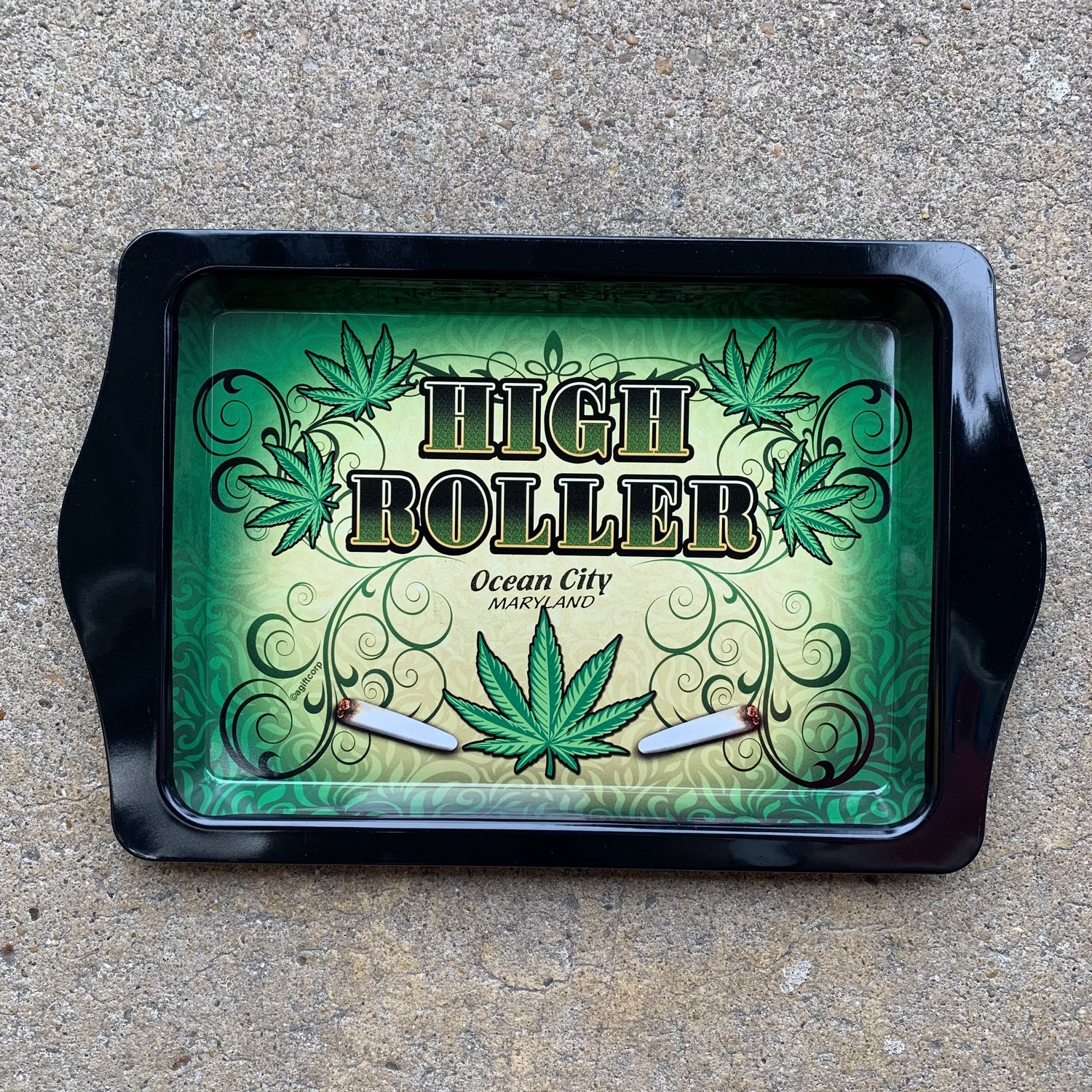 High Roller Ashtray Weed Marijuana Roll Tray Ocean City MD — T