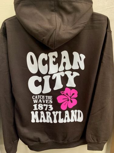 catch-the-waves-ocean-city-maryland-md-fuchsia-hibiscus-hoodie-brown.jpg
