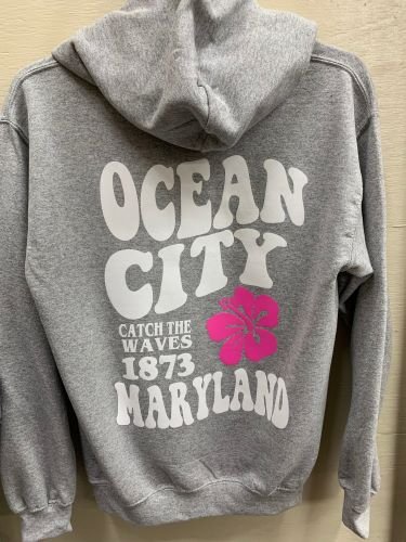 catch-the-waves-ocean-city-maryland-md-fuchsia-hibiscus-hoodie-light-grey.jpg