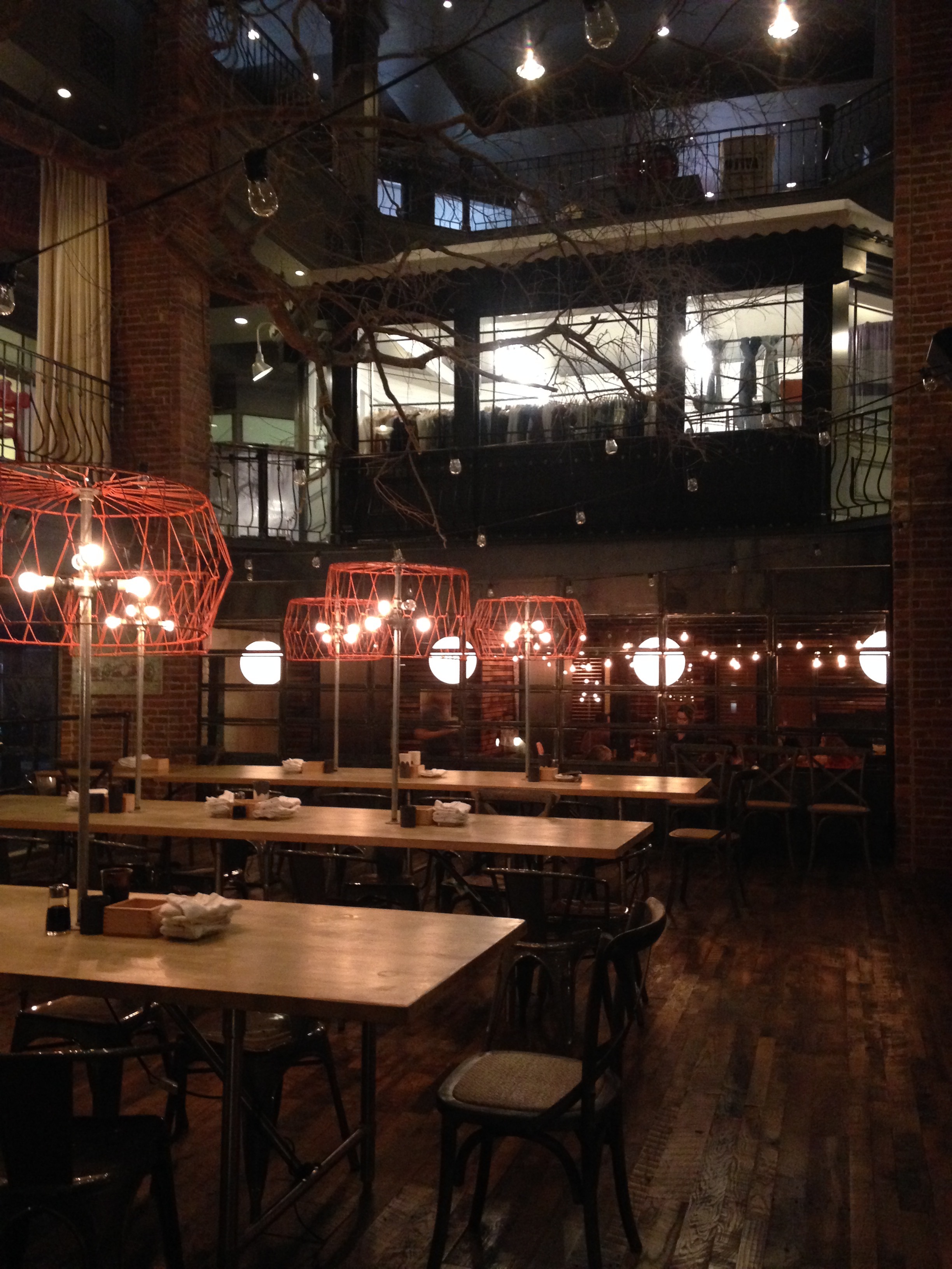 Two Ten Jack in Warehouse Row. Such a beautiful space, and delicious food! 