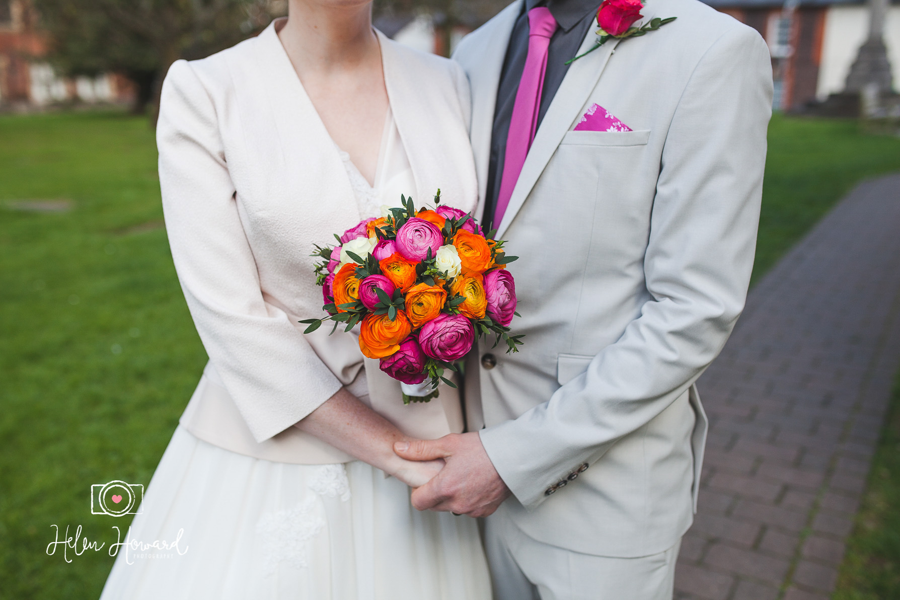 Bride and Groom Pink and Orange Flowers-1.jpg