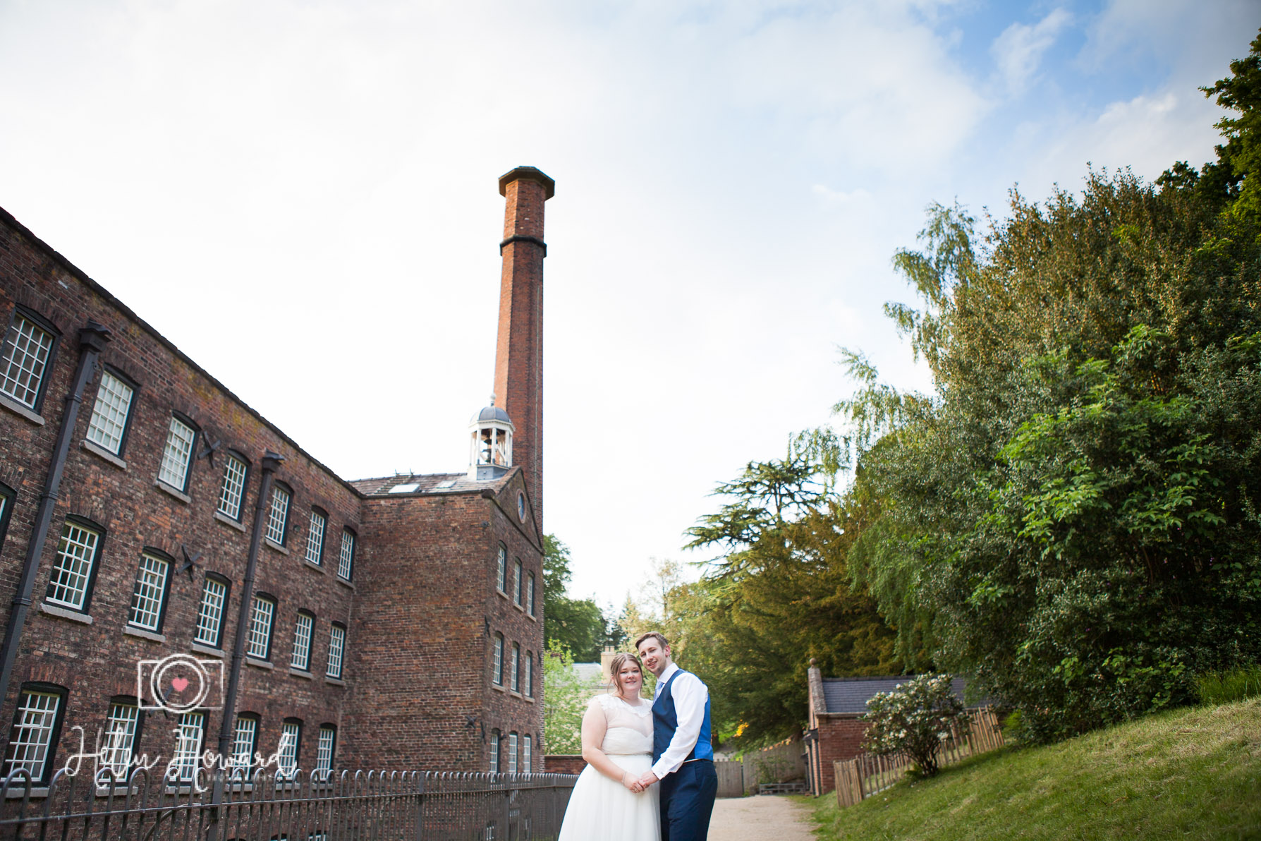 Bride and Groom at Quarry Bank Mill Weddings Styal-1.jpg