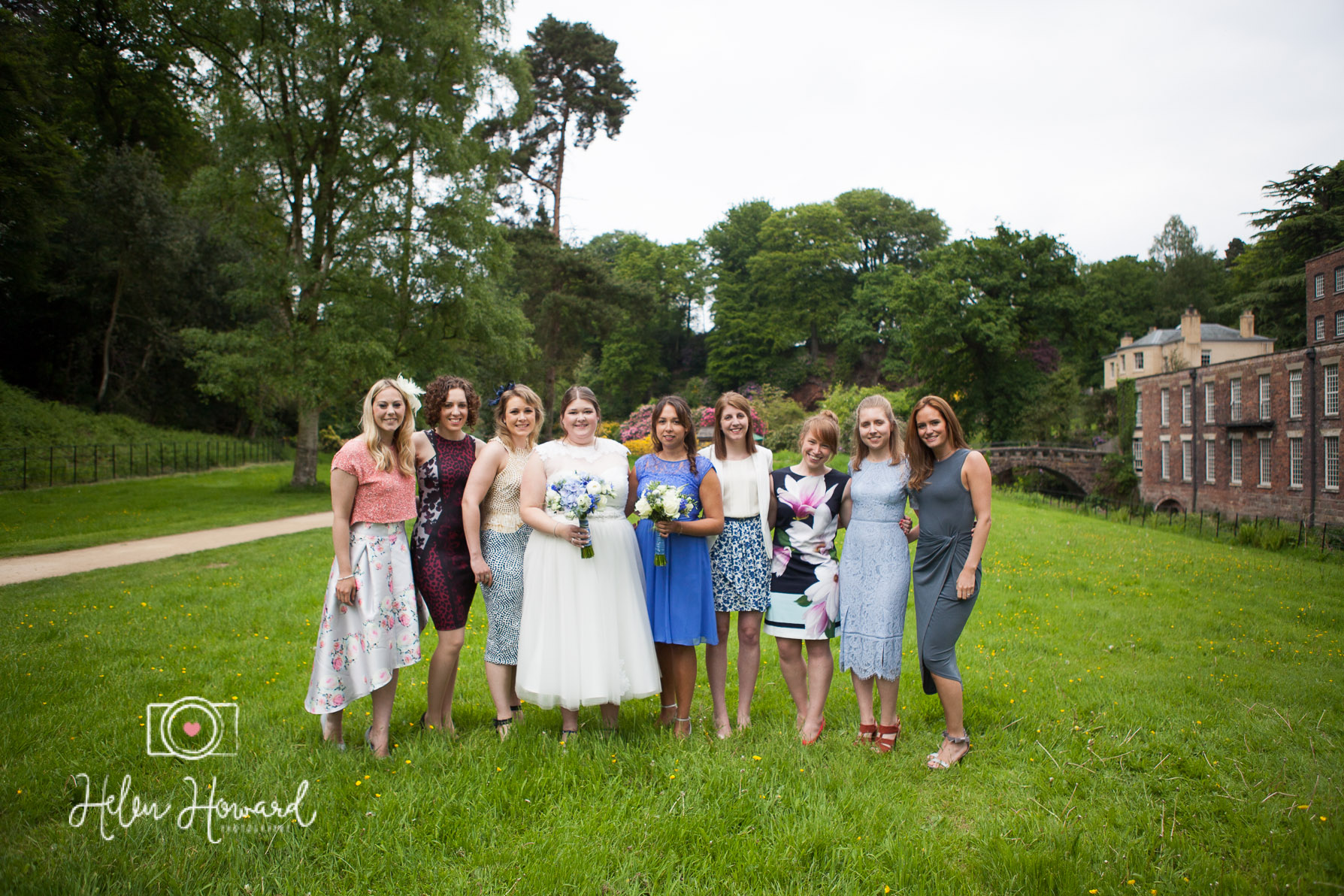Bride and her friends at Quarry Bank Mill Weddings Styal-1.jpg