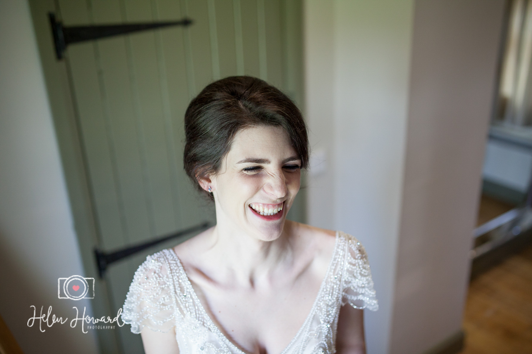 A natural portrait of the bride at the Ashes Venue