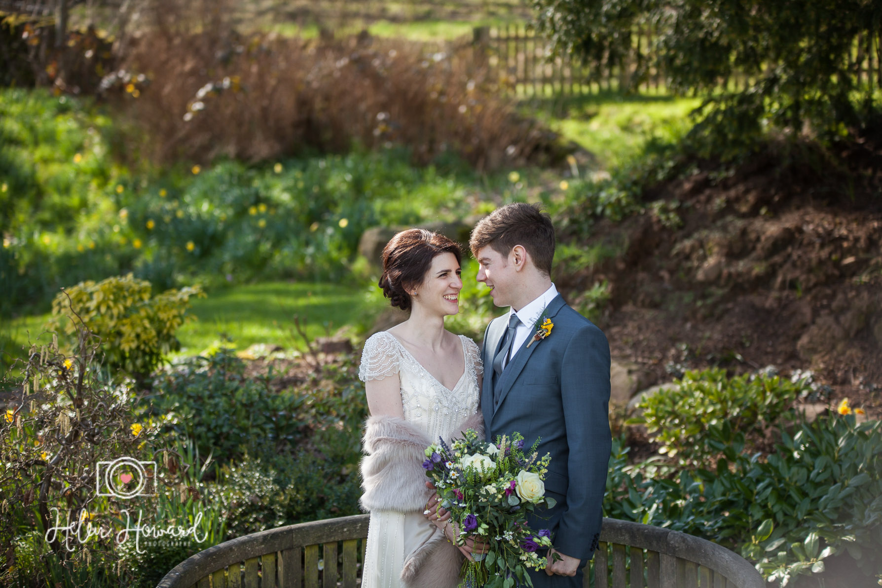 A Staffordshire bride and Groom