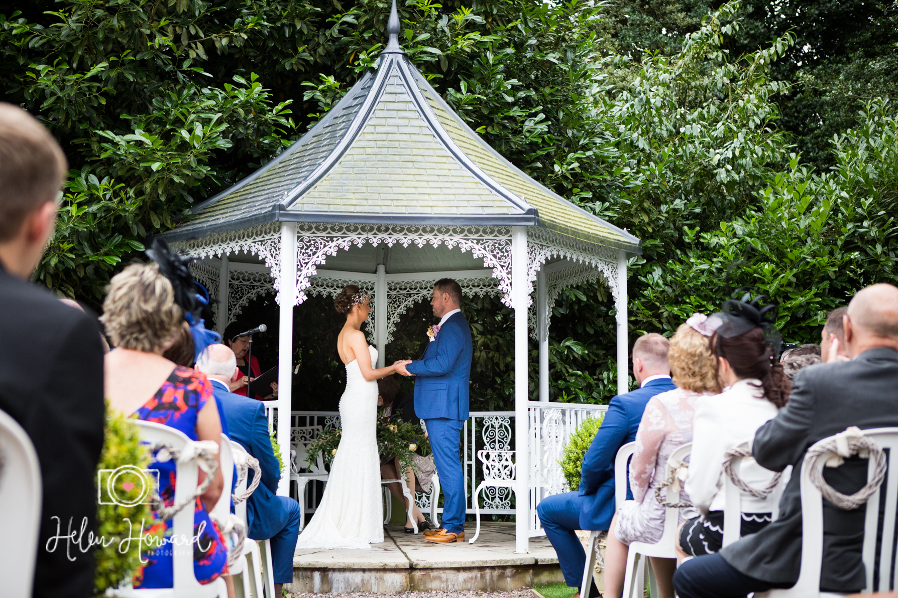 Outside Marriage ceremony at Pendrell Hall