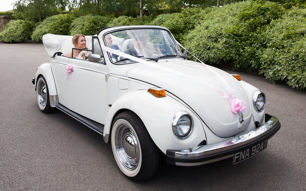 vw wedding car