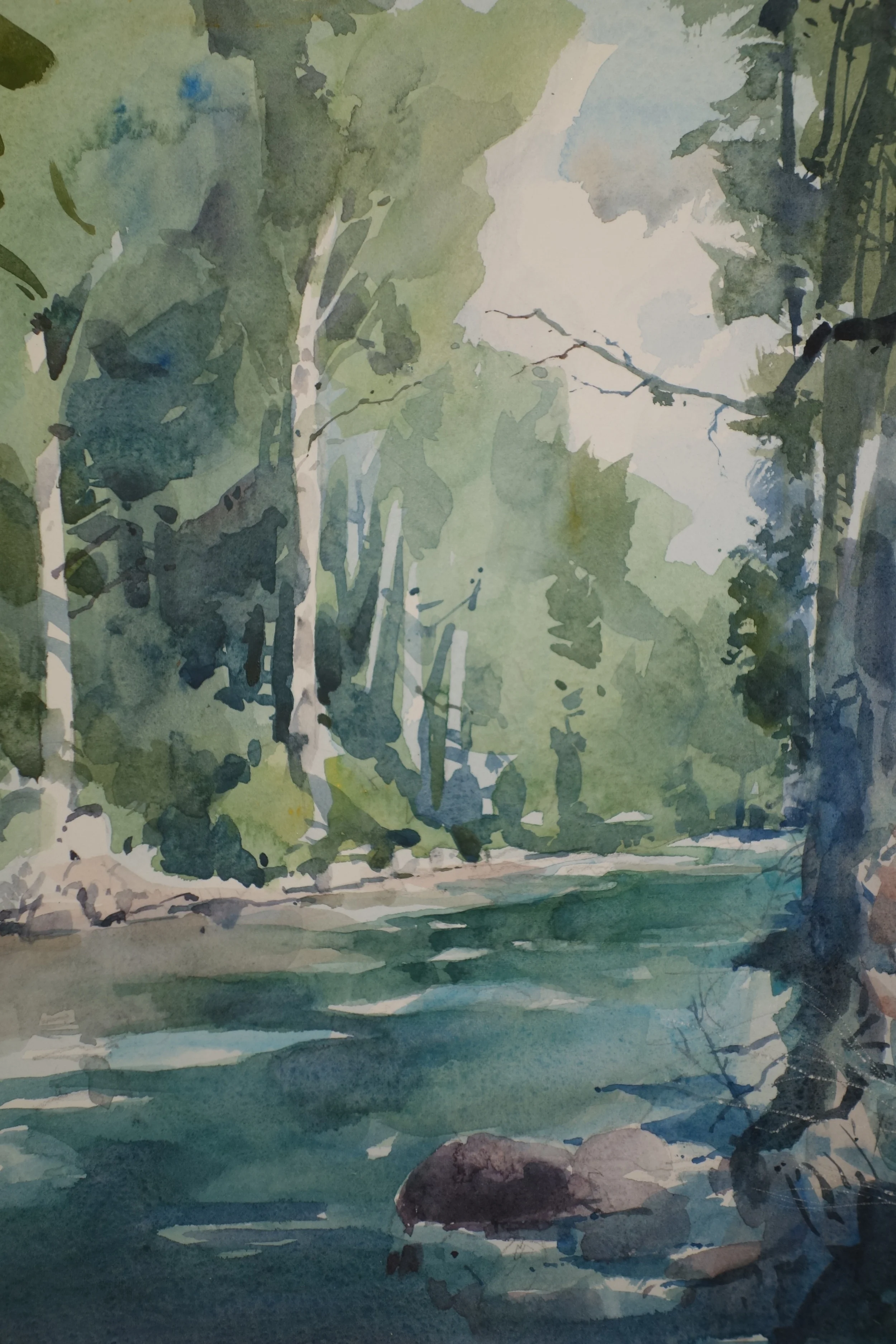 small Washington cascade river
