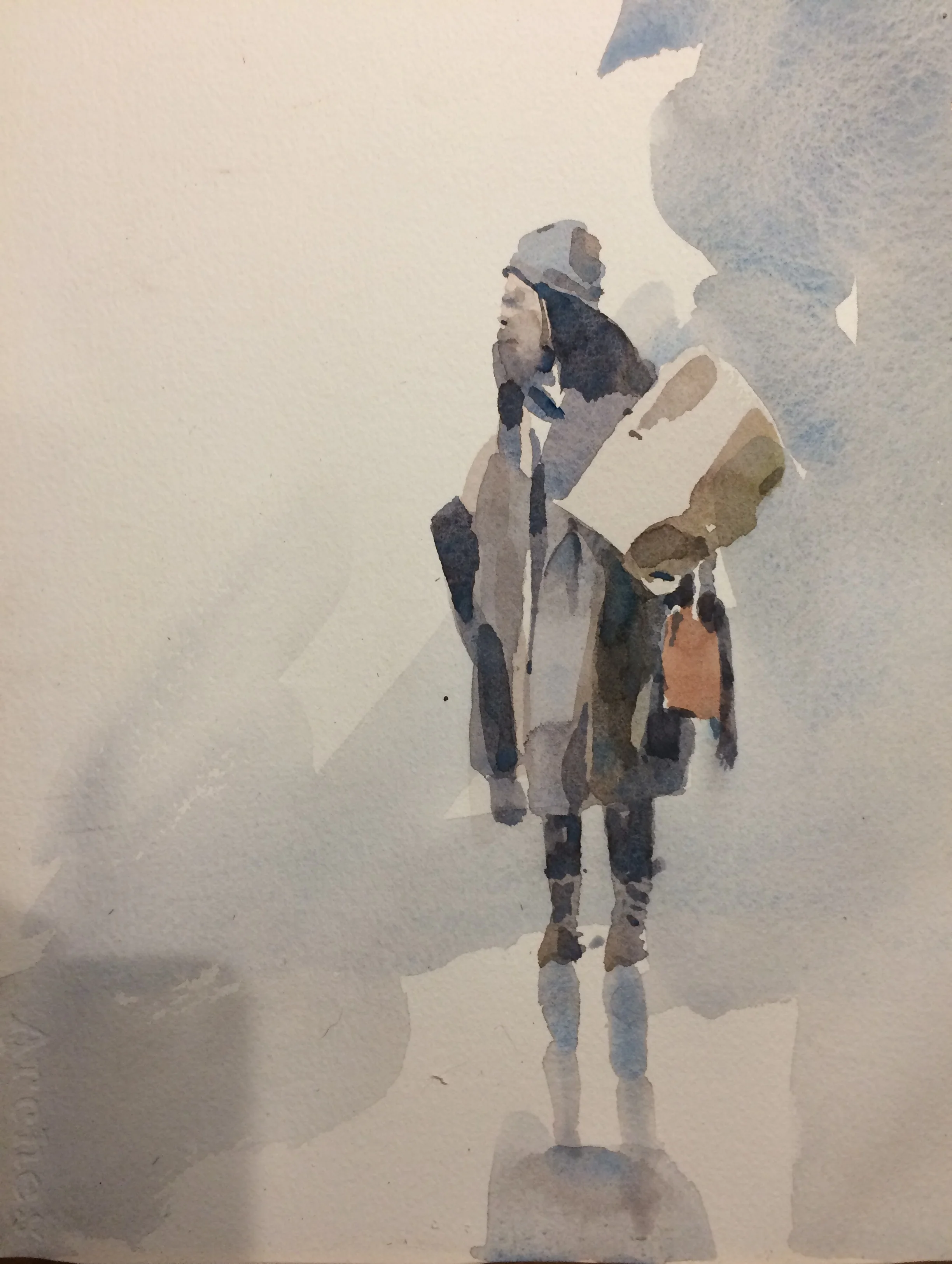 An Oakland street person