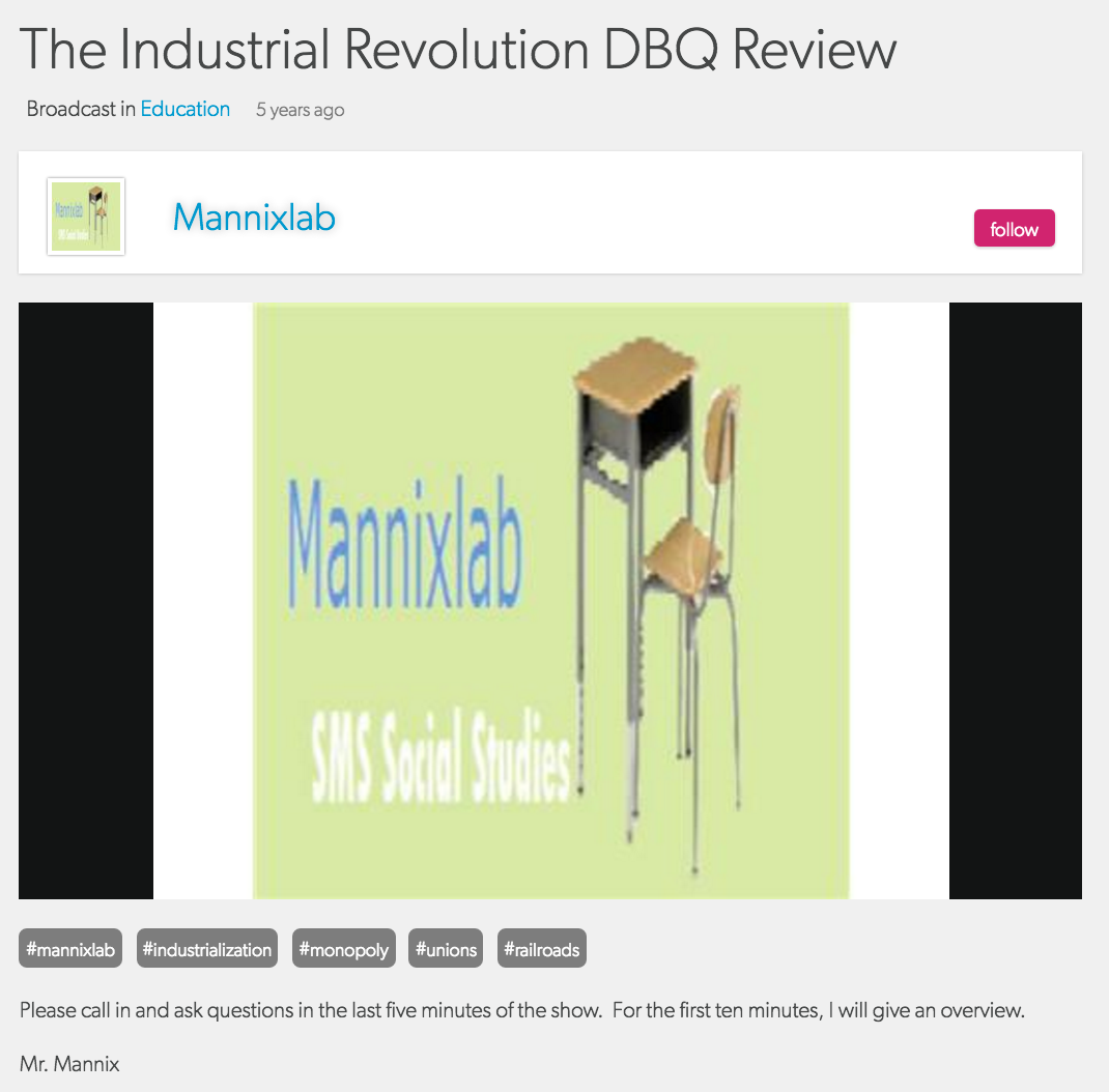 Blog Talk Radio — Brian Mannix