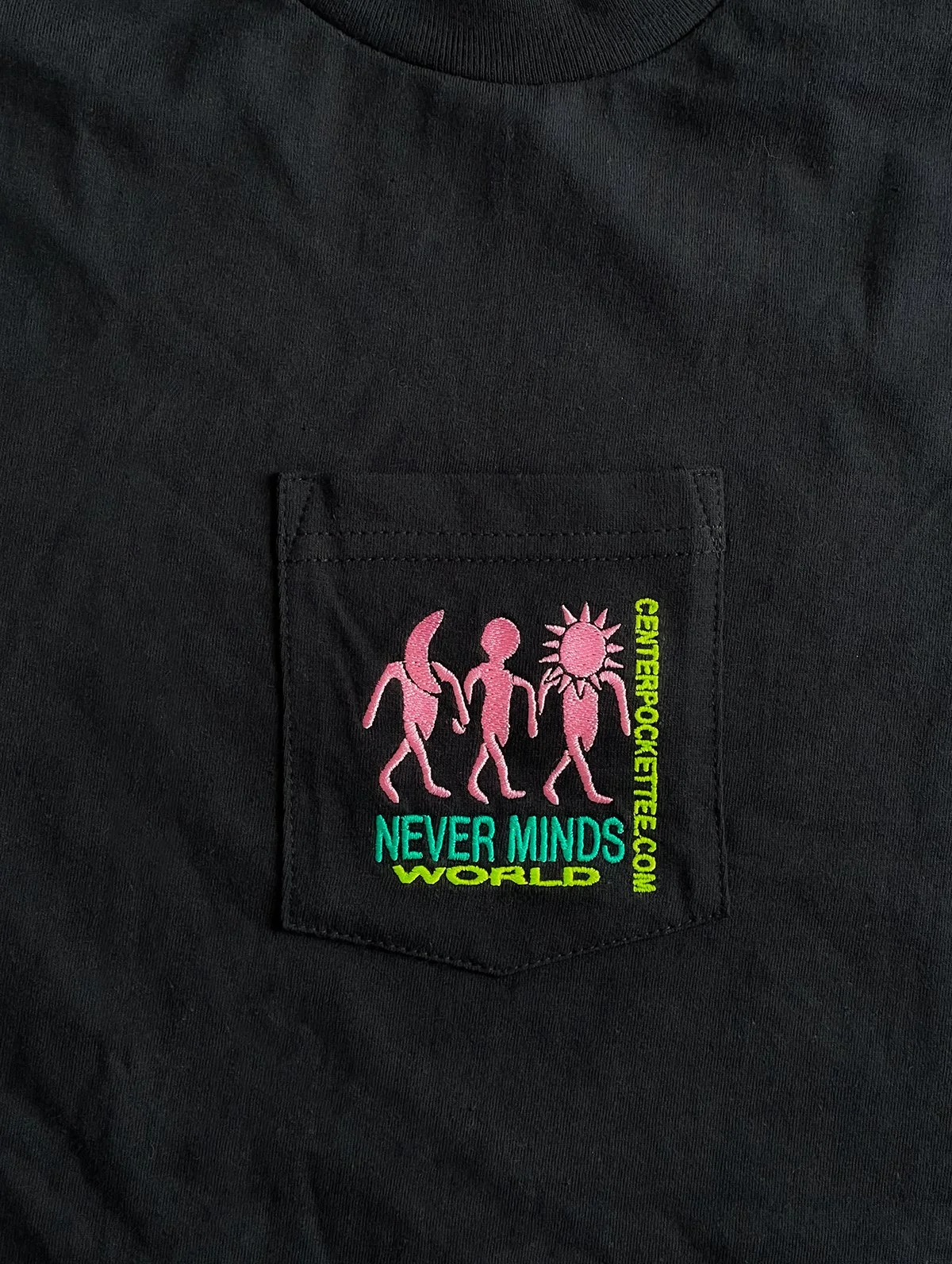 Never Minds World x Center Pocket Tee collab XPT